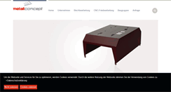 Desktop Screenshot of ml-metall-concept.de