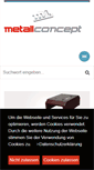 Mobile Screenshot of ml-metall-concept.de